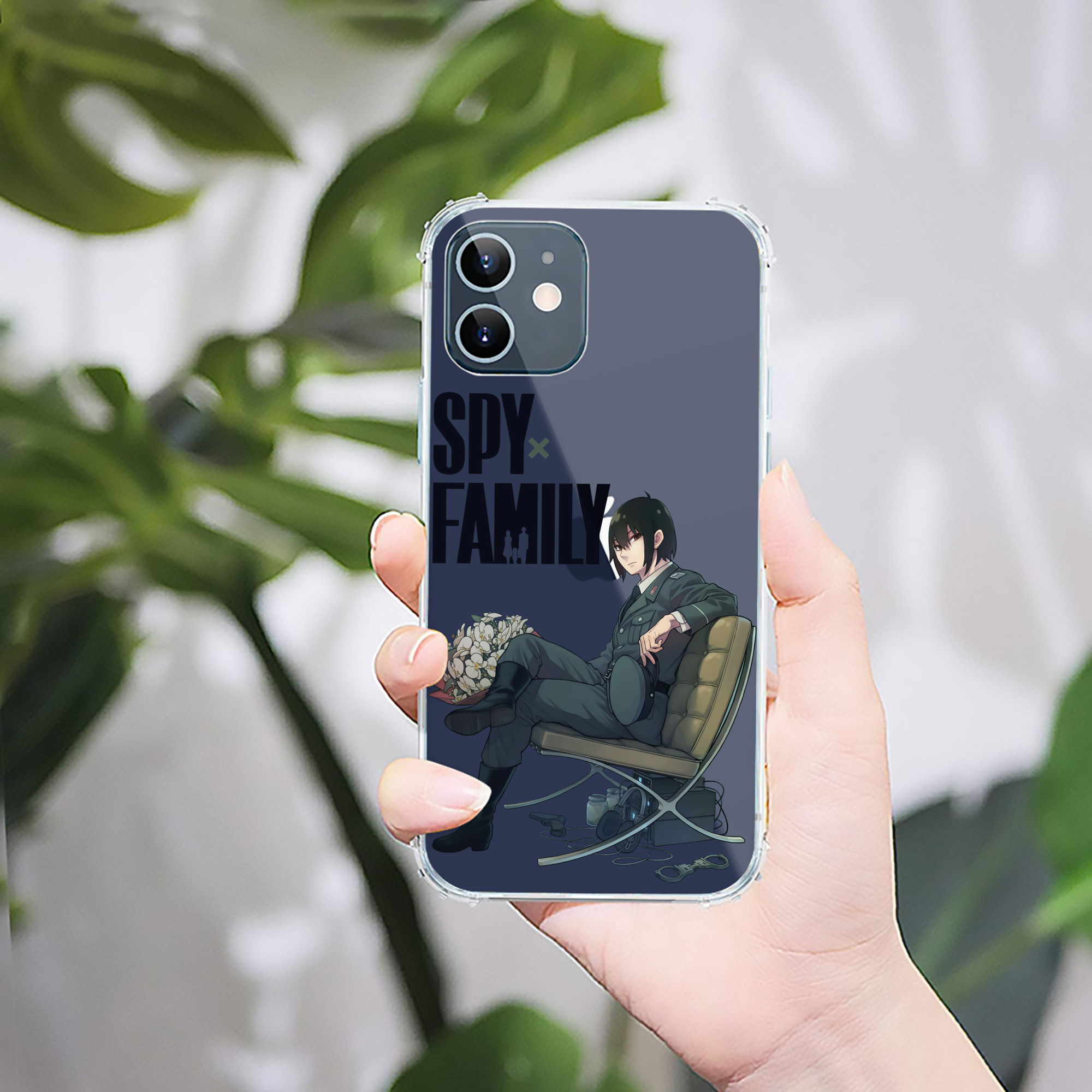 （画像用） SPY×FAMILY间谍家家酒 【iPhone 12シリーズ対応】透明スマホケース（クリアソフトケース）